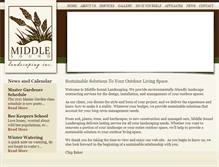 Tablet Screenshot of middlesoundlandscaping.com
